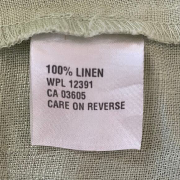 Portraits Northern Isles Pure Linen Embroidered Over Top Sz 10 Cottage Granny - Picture 10 of 11